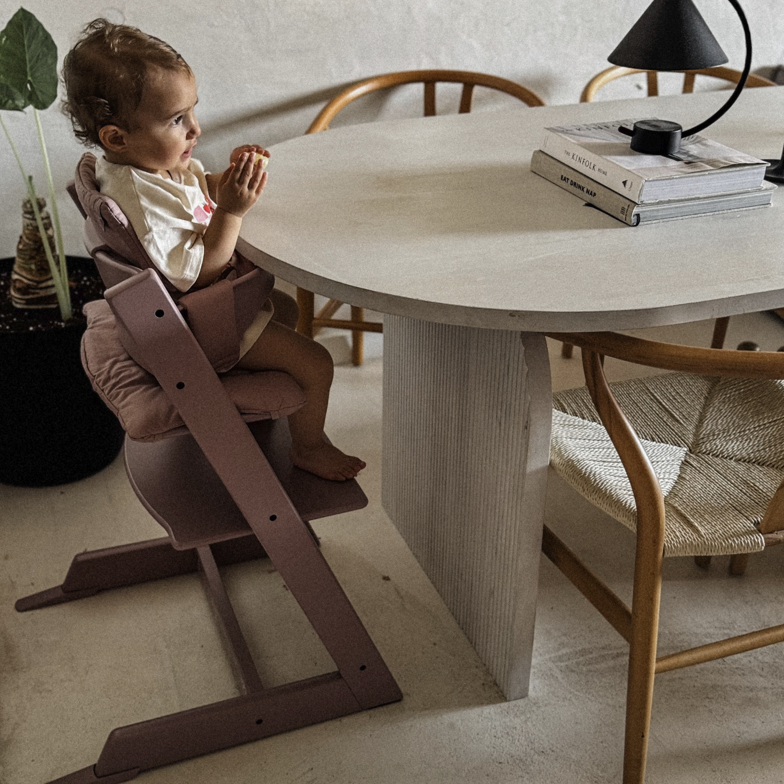 Seggiolone Tripp Trapp® - Faggio, Heather Mauve, mainview immagine della galleria 3